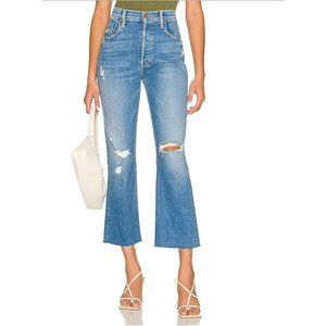 MOTHER The Tripper Ankle Fray High Rise Jean in Play Like A Pirate - Size 28